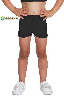SHORT DANZA LYCRA NERO BABY